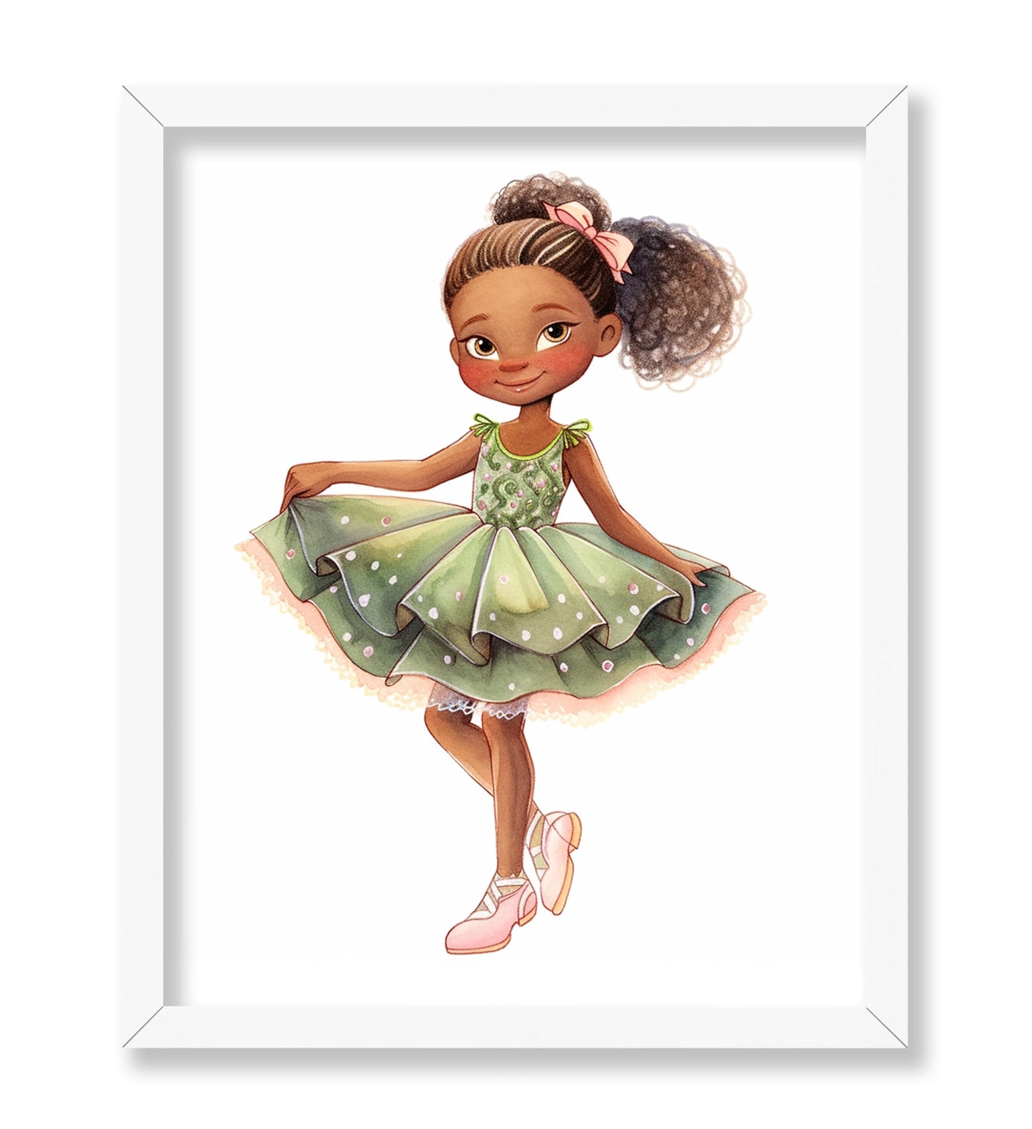 Little Black Ballerina Girl No2