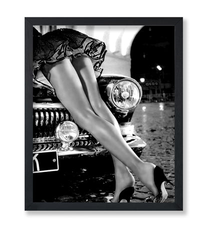Sexy Legs on Classic Car
