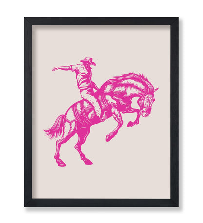 Cowboy on a Bucking Bronco