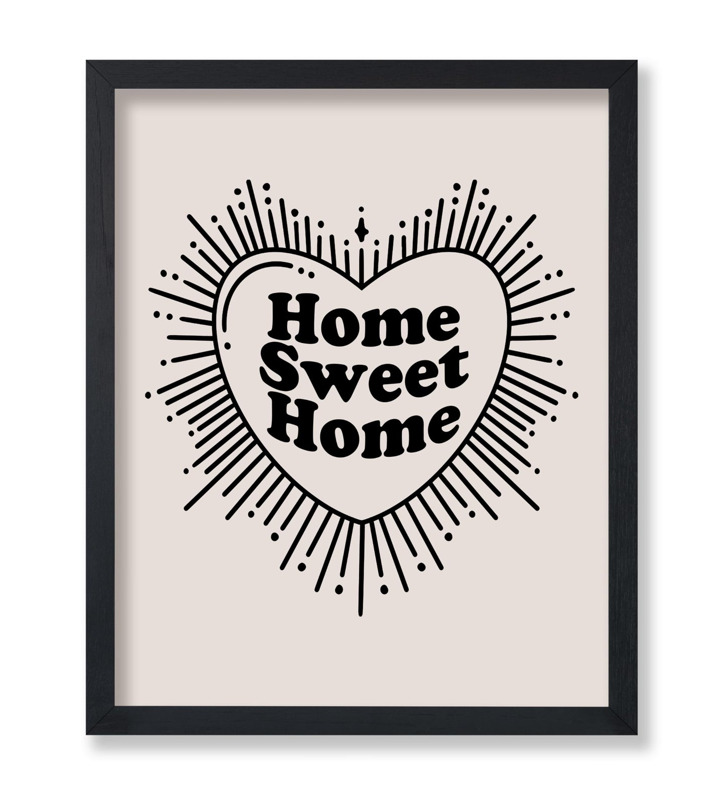 Beige Home Sweet Home