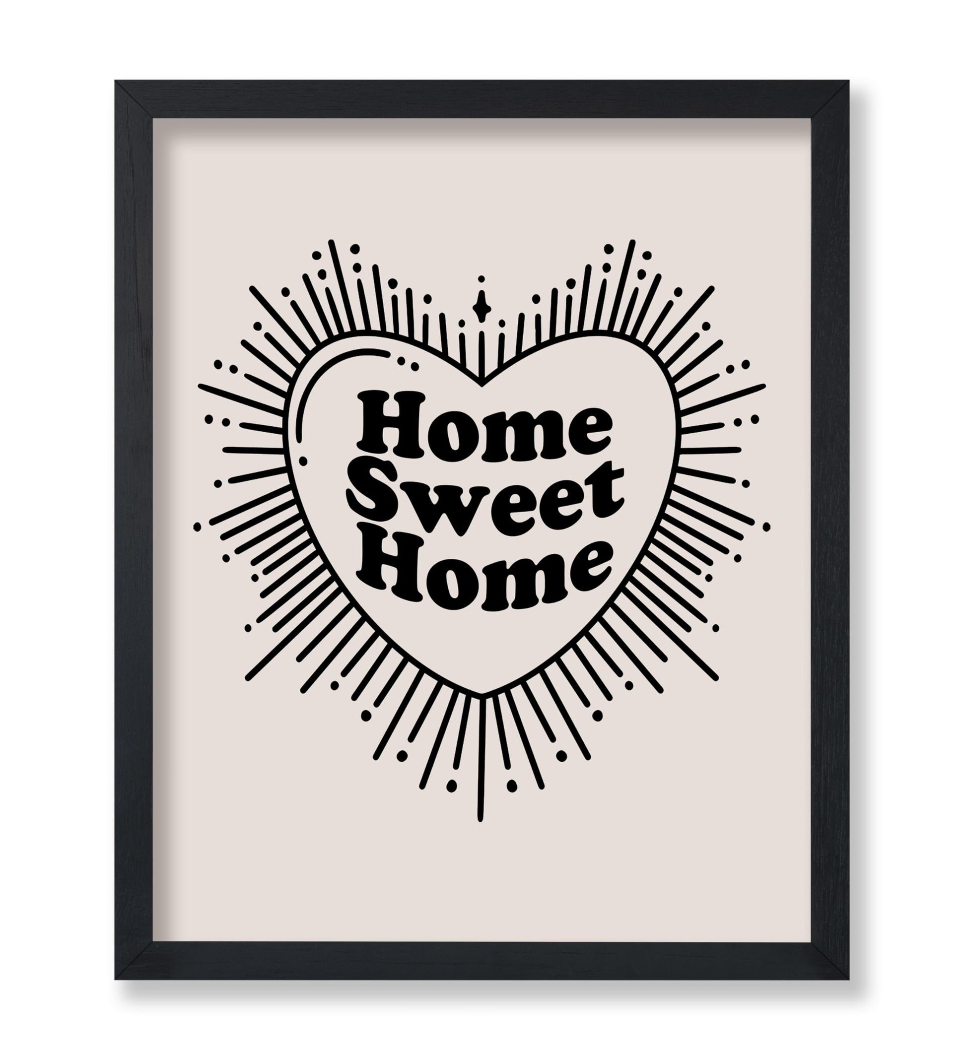 Beige Home Sweet Home
