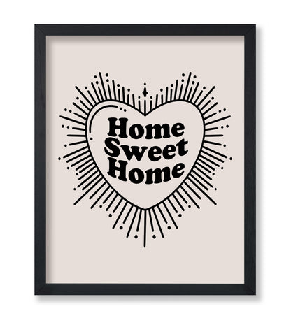 Beige Home Sweet Home