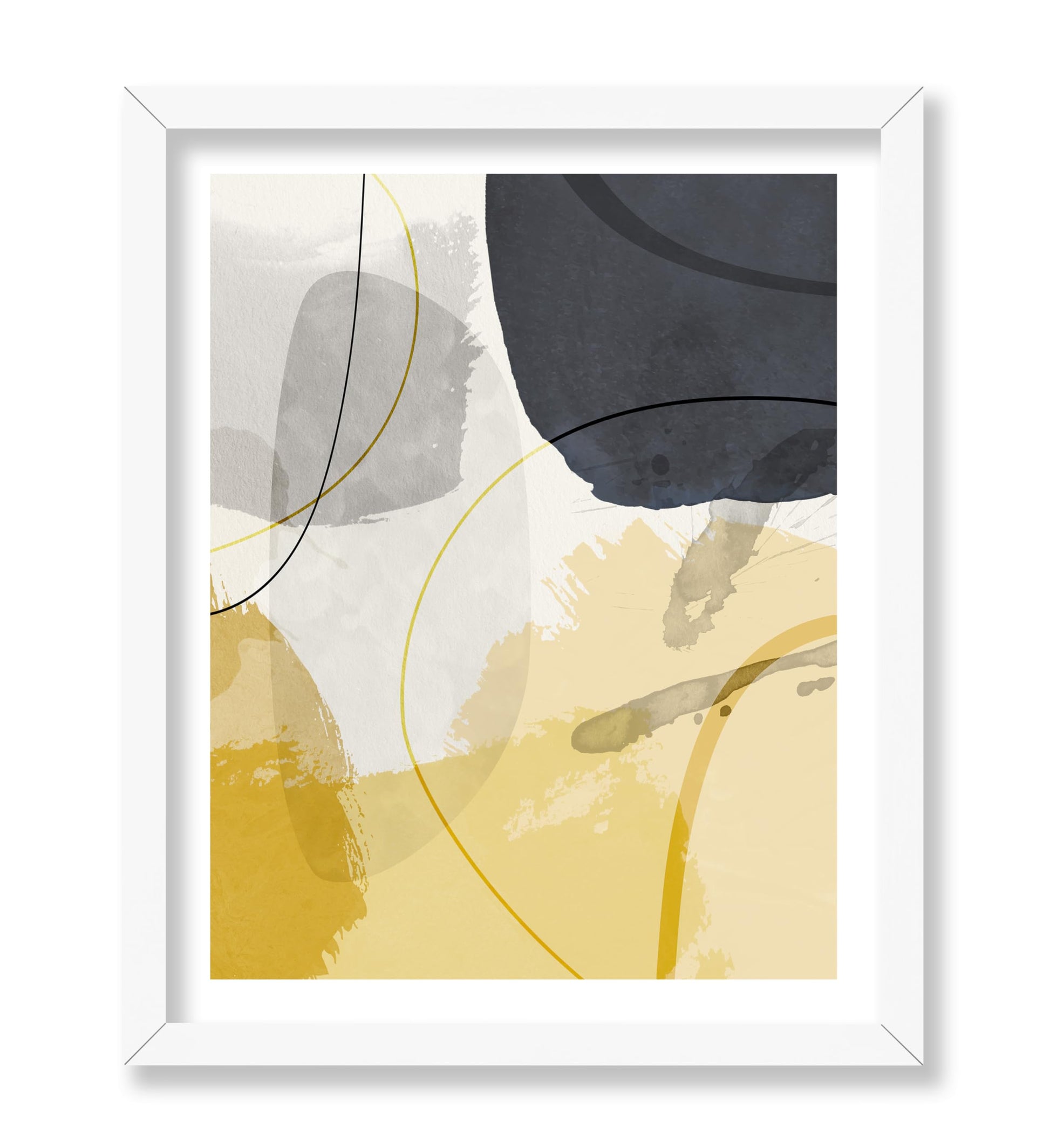 Yellow Touch Graphic