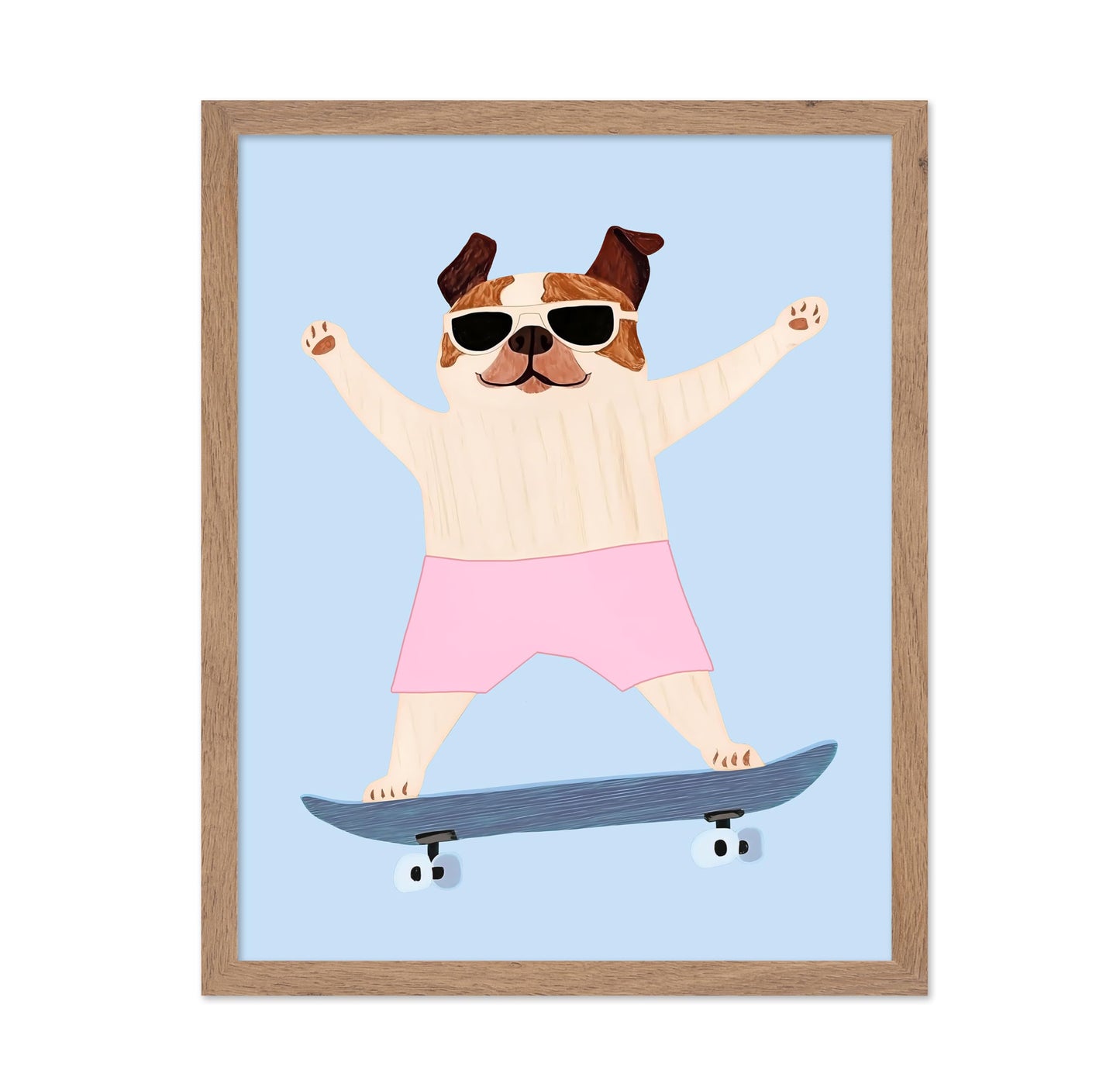 Skateboarding Dog