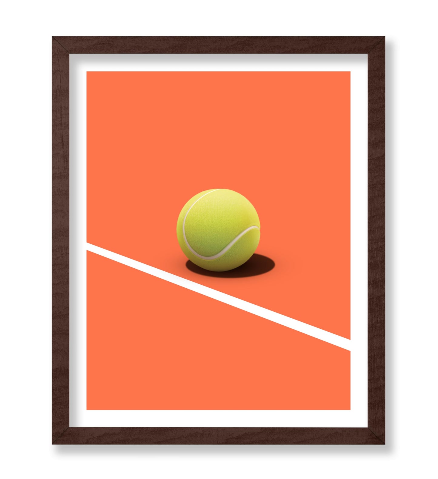 Tennis Ball on Court No1
