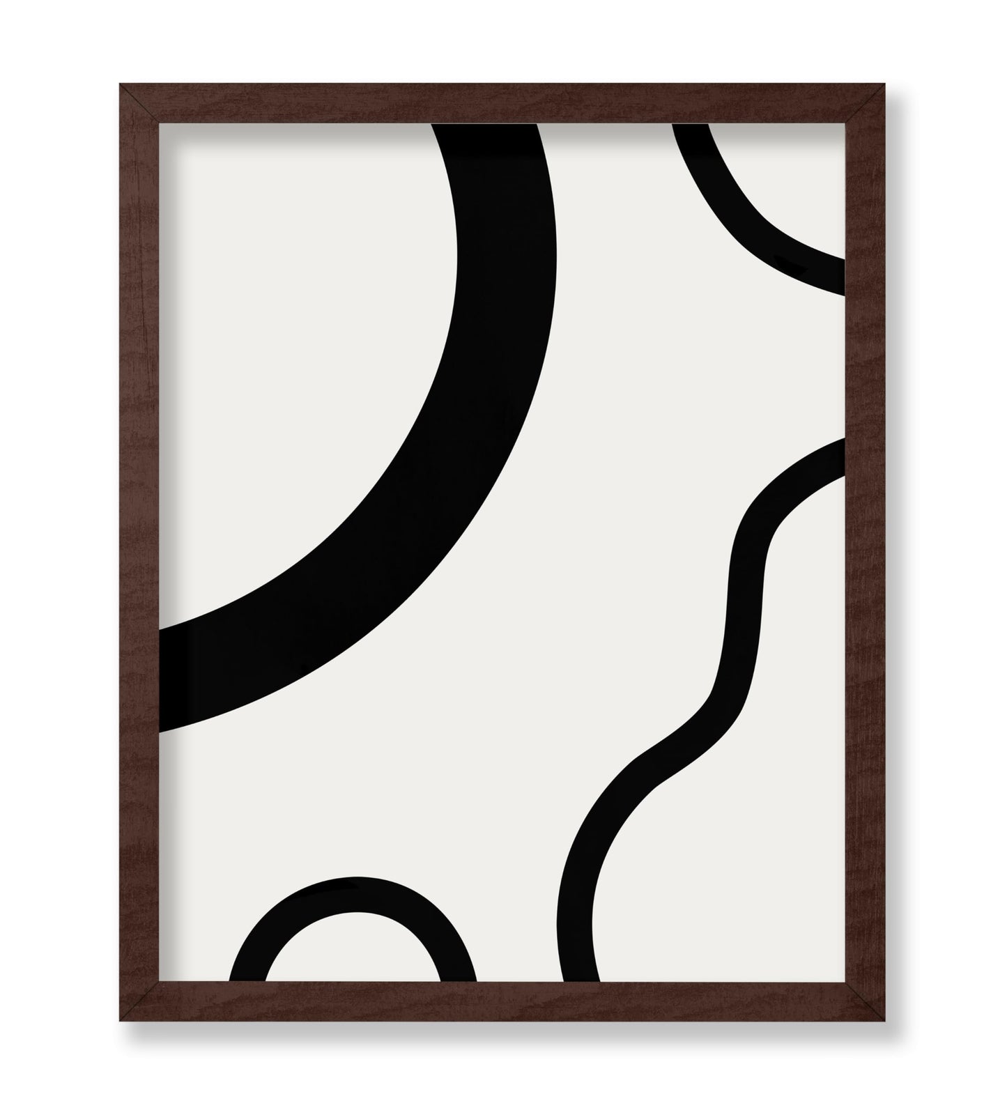 Black Curved Lines