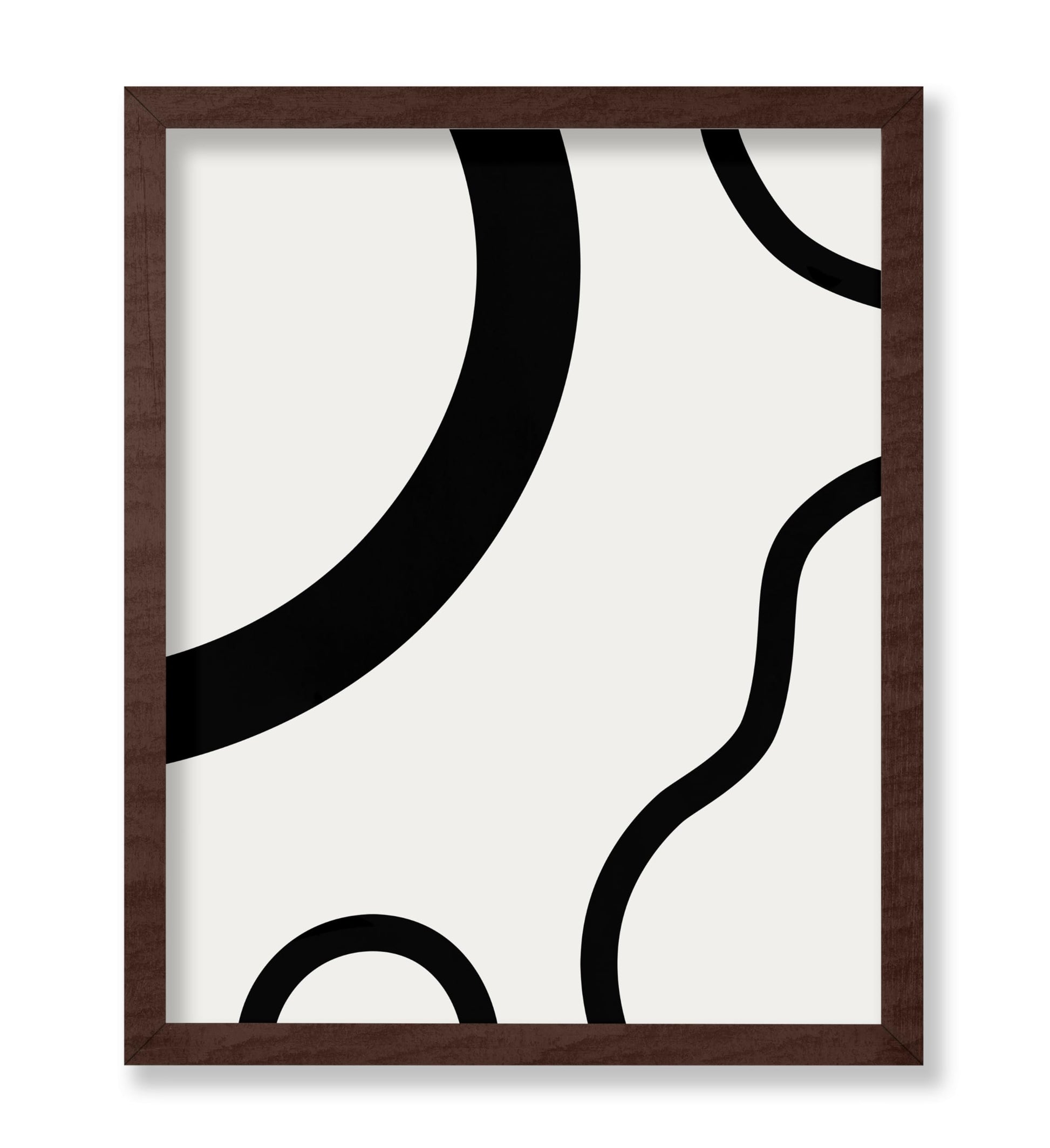 Black Curved Lines