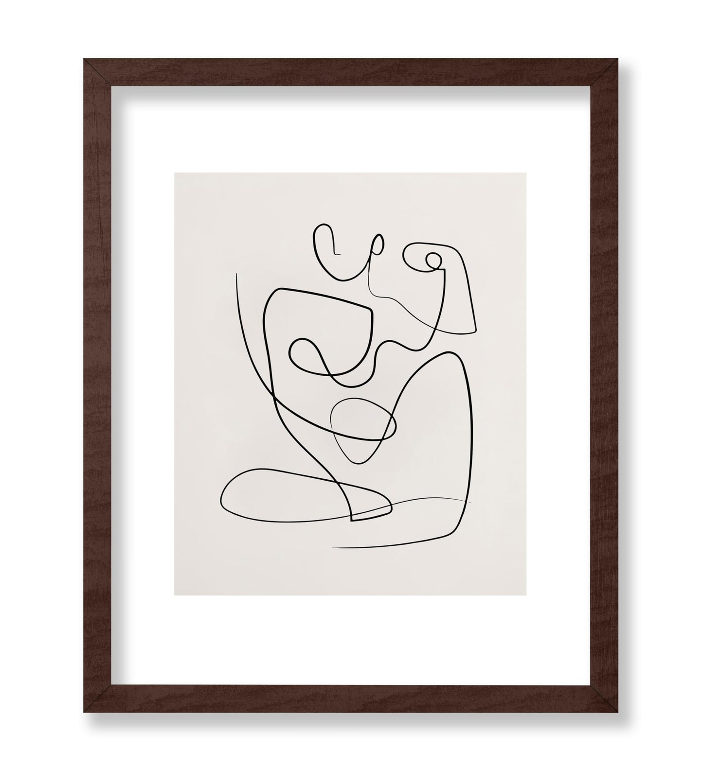 Woman Figure Line Drawing