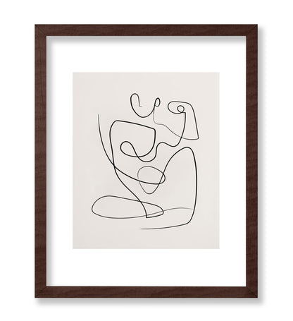 Woman Figure Line Drawing