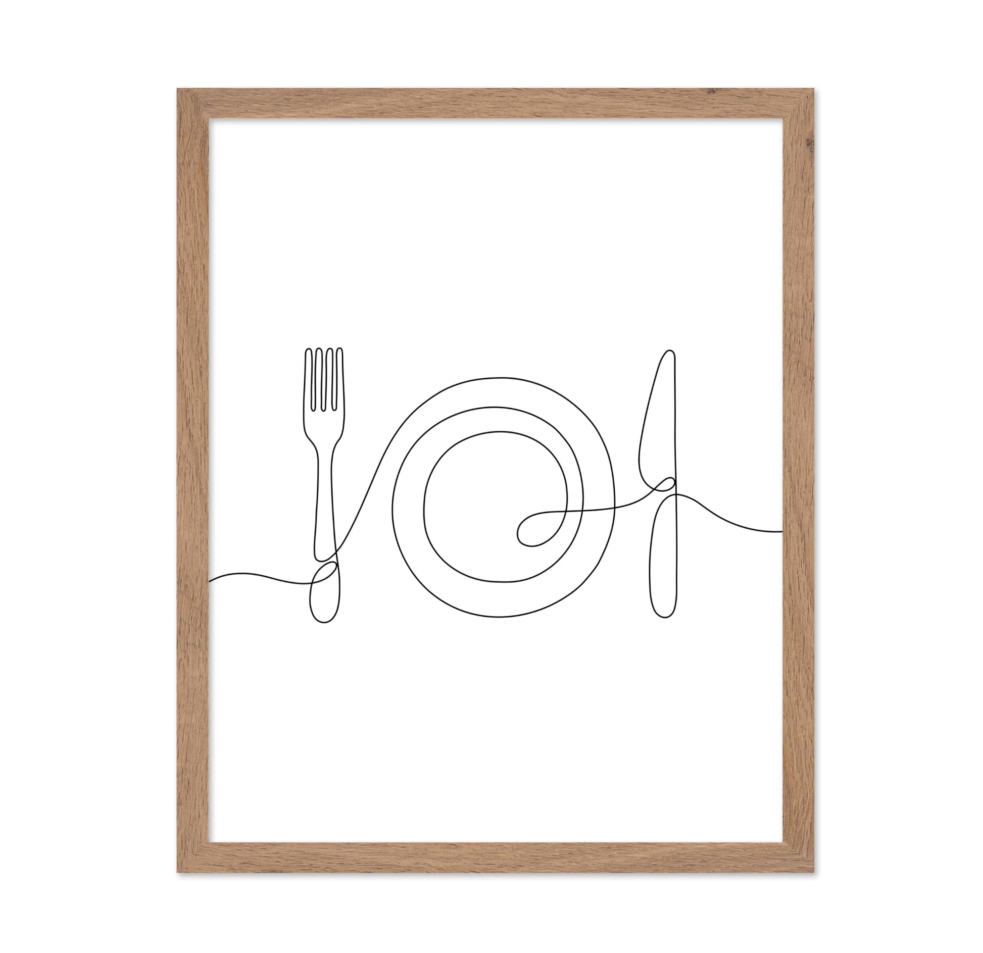 Cutlery Line Drawing