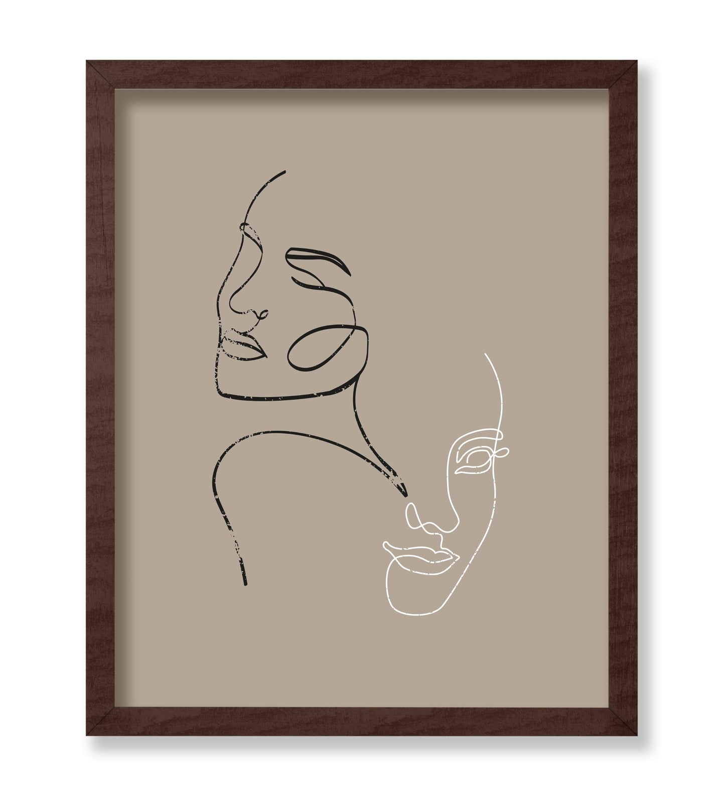 One Line Women Faces