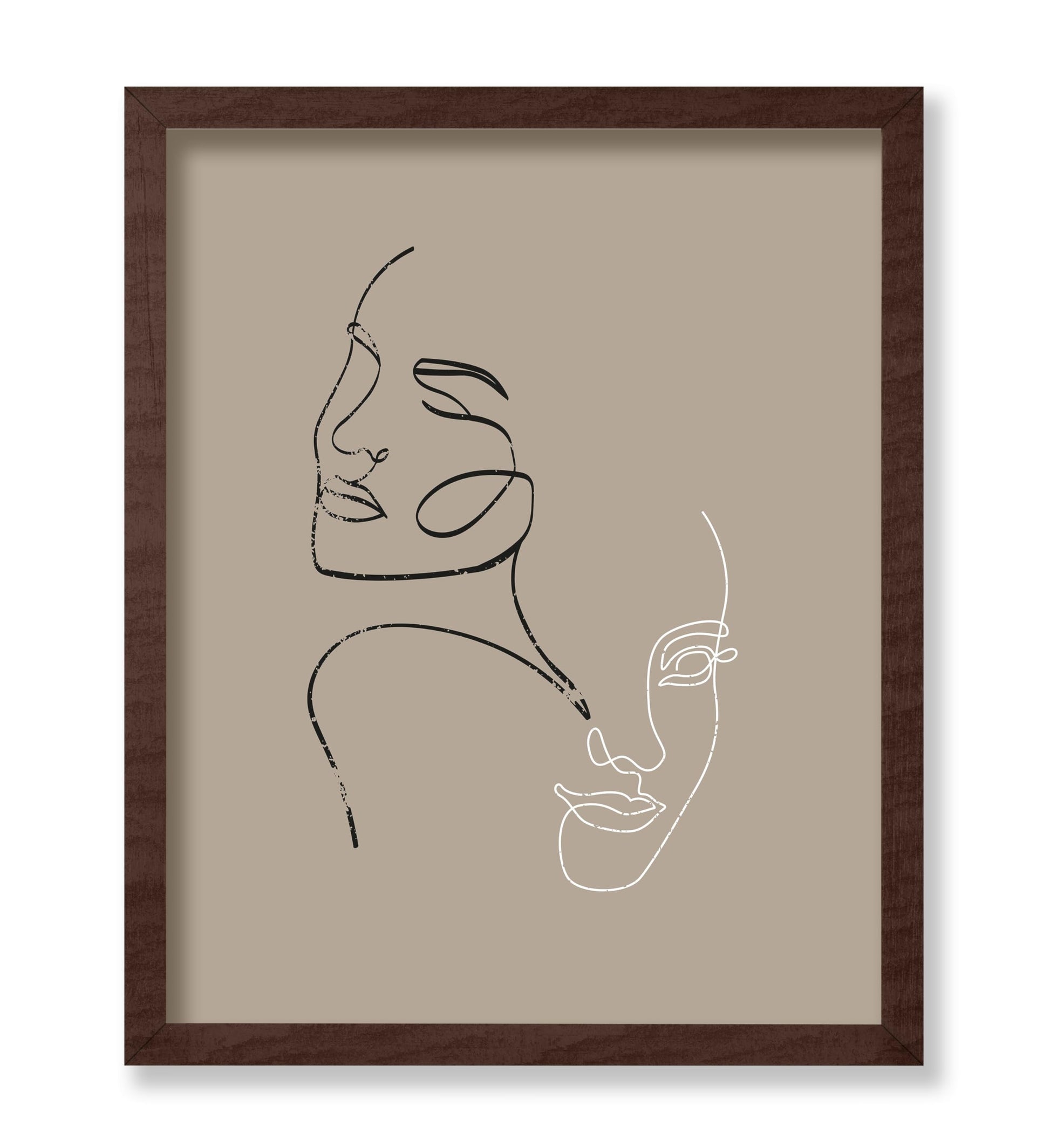 One Line Women Faces