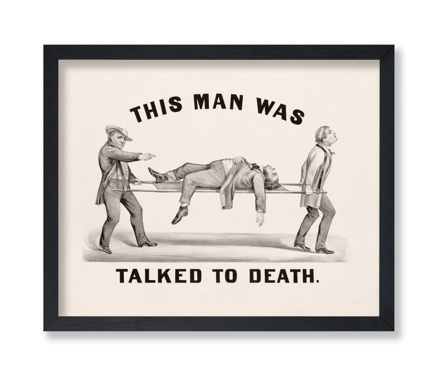 This Man Was Talked To Death
