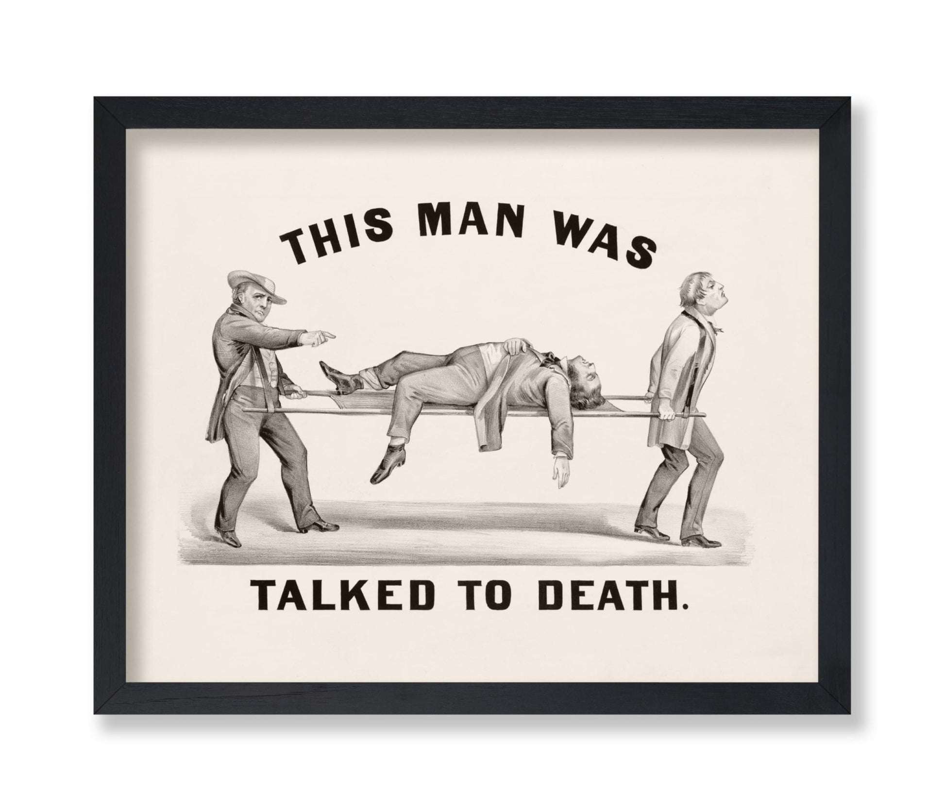 This Man Was Talked To Death