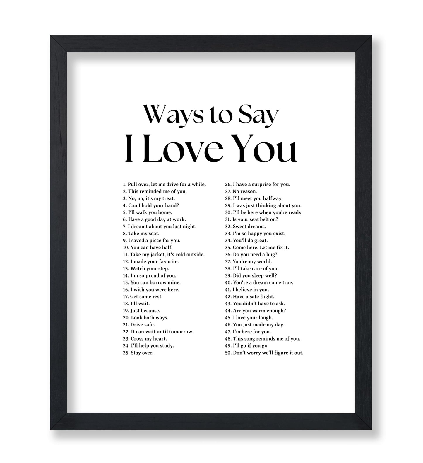 Ways To Say I Love You No10