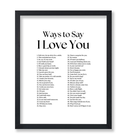 Ways To Say I Love You No10