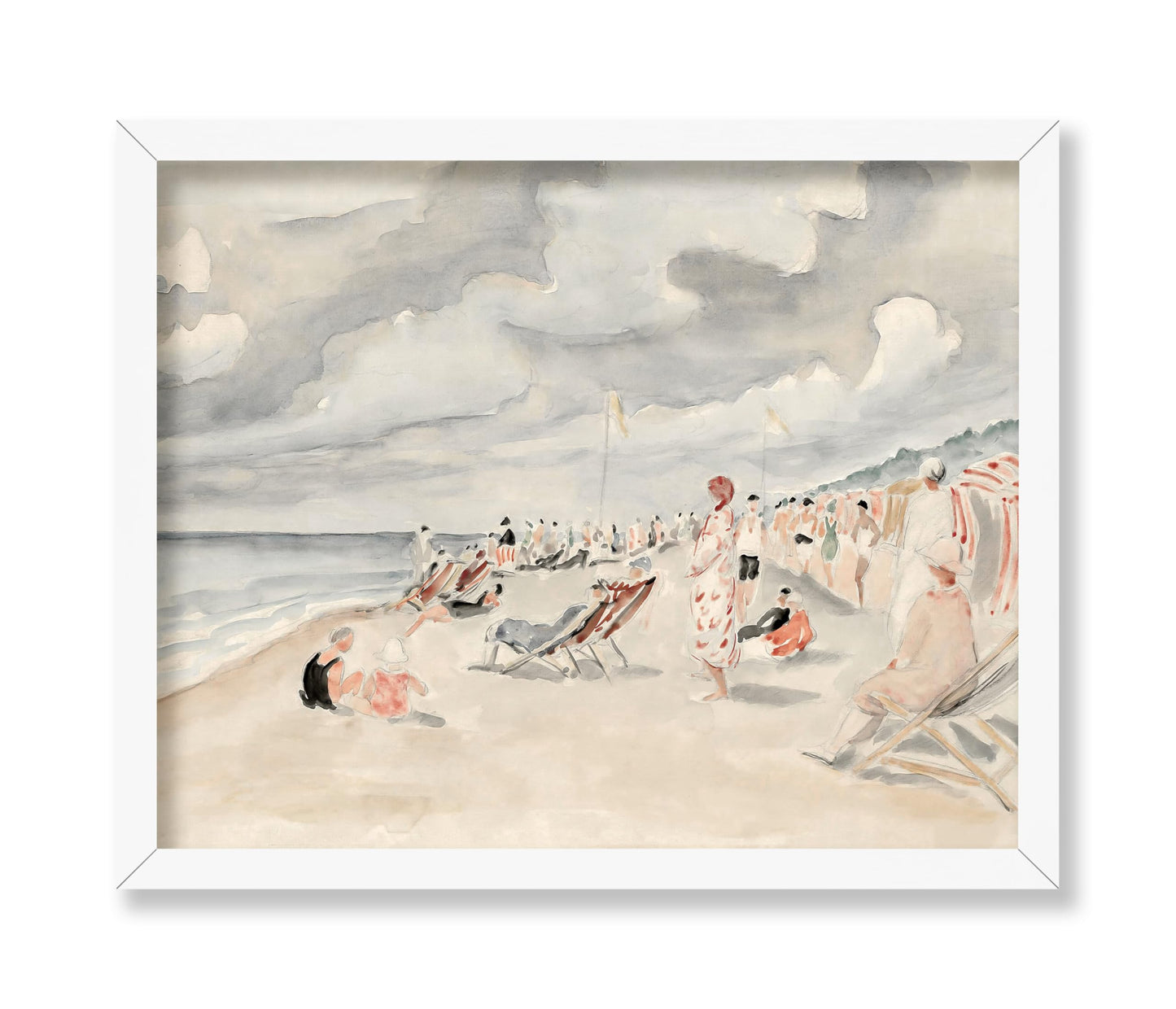 Henri Lebasque - La Plage De Deauville