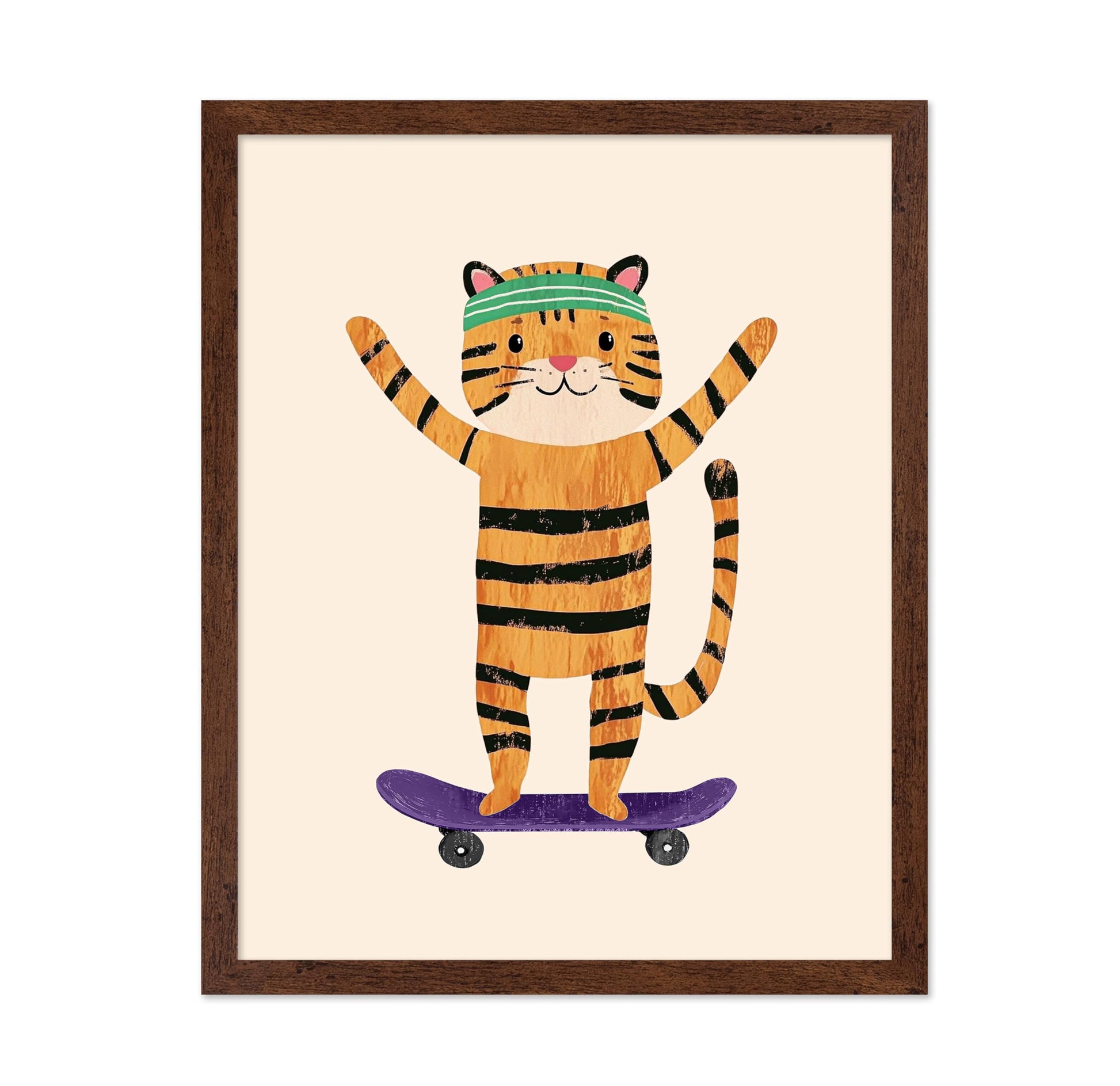 Skateboarding Cat