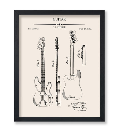 Electric Guitar Blueprint No1