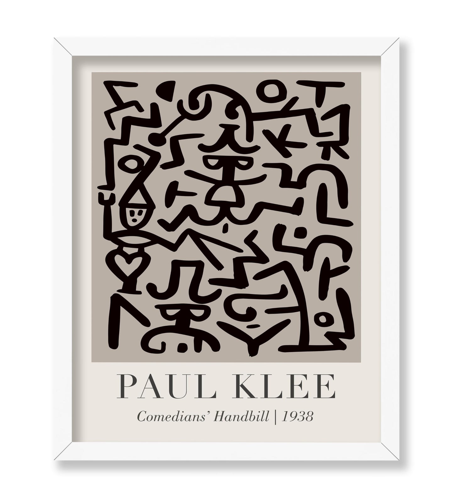 Paul Klee - Comedians' Handbill