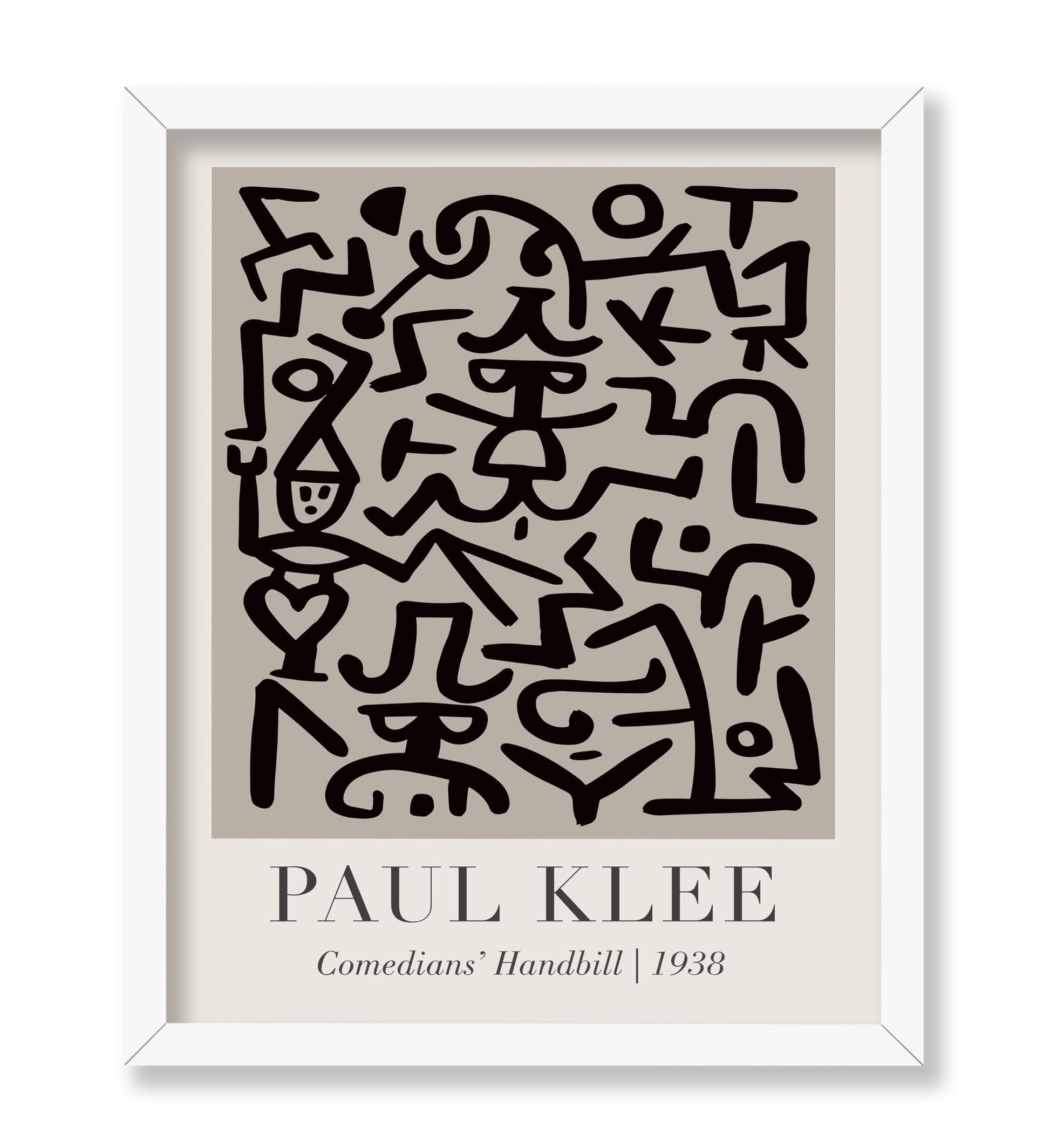 Paul Klee - Comedians' Handbill