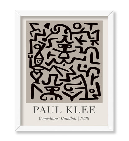 Paul Klee - Comedians' Handbill