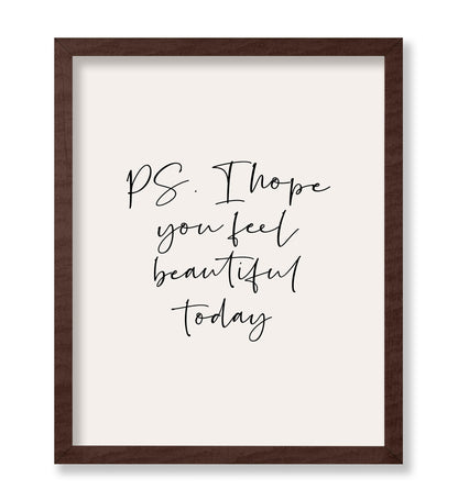 I Hope You Feel Beautiful
