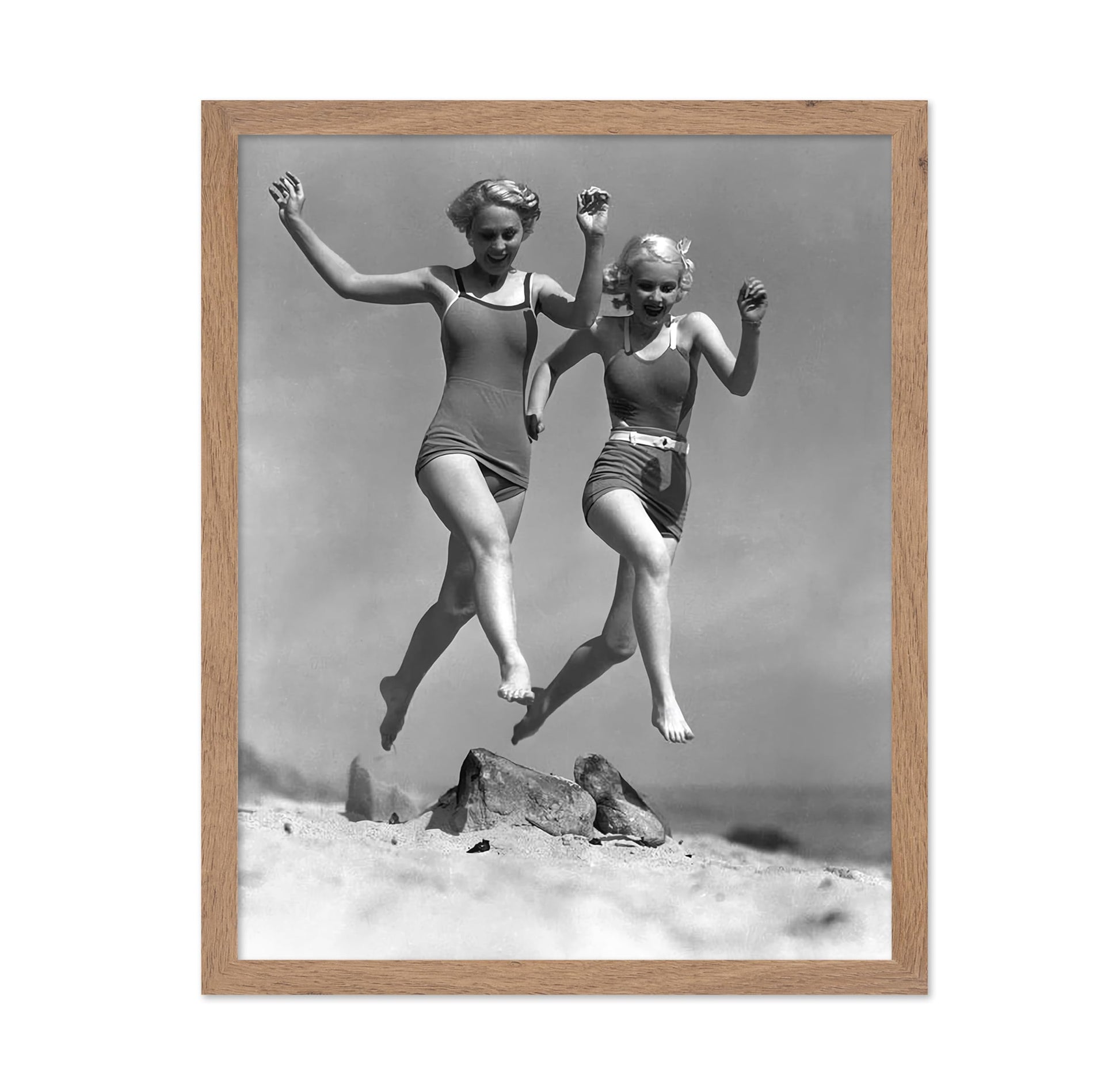 Actresses Running on the Beach