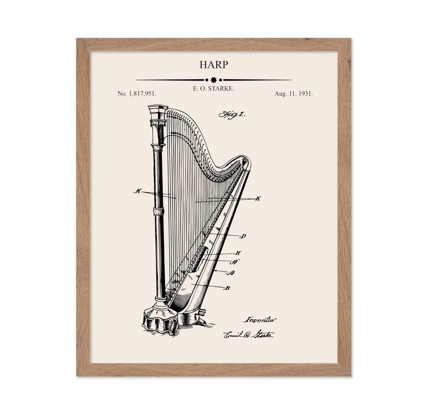 Harp Blueprint No1