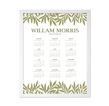 William Morris 2025 Calendar
