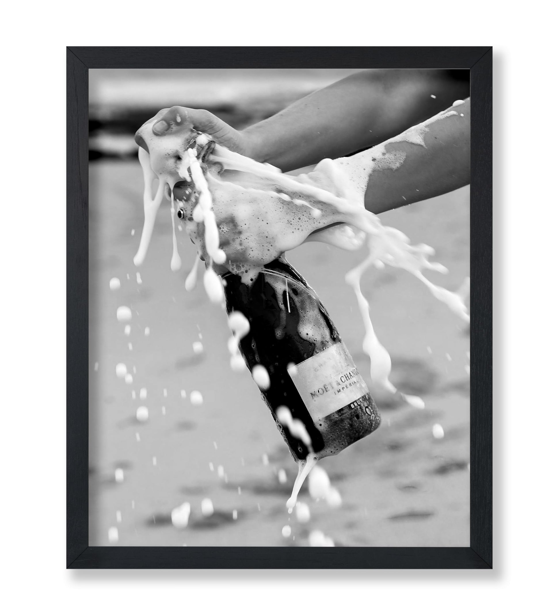 Popping Champagne Bottle