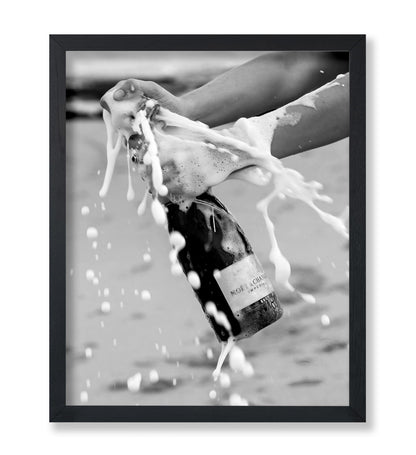 Popping Champagne Bottle