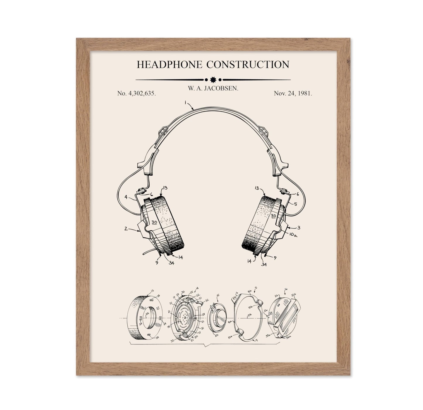 Headphones Blueprint No2