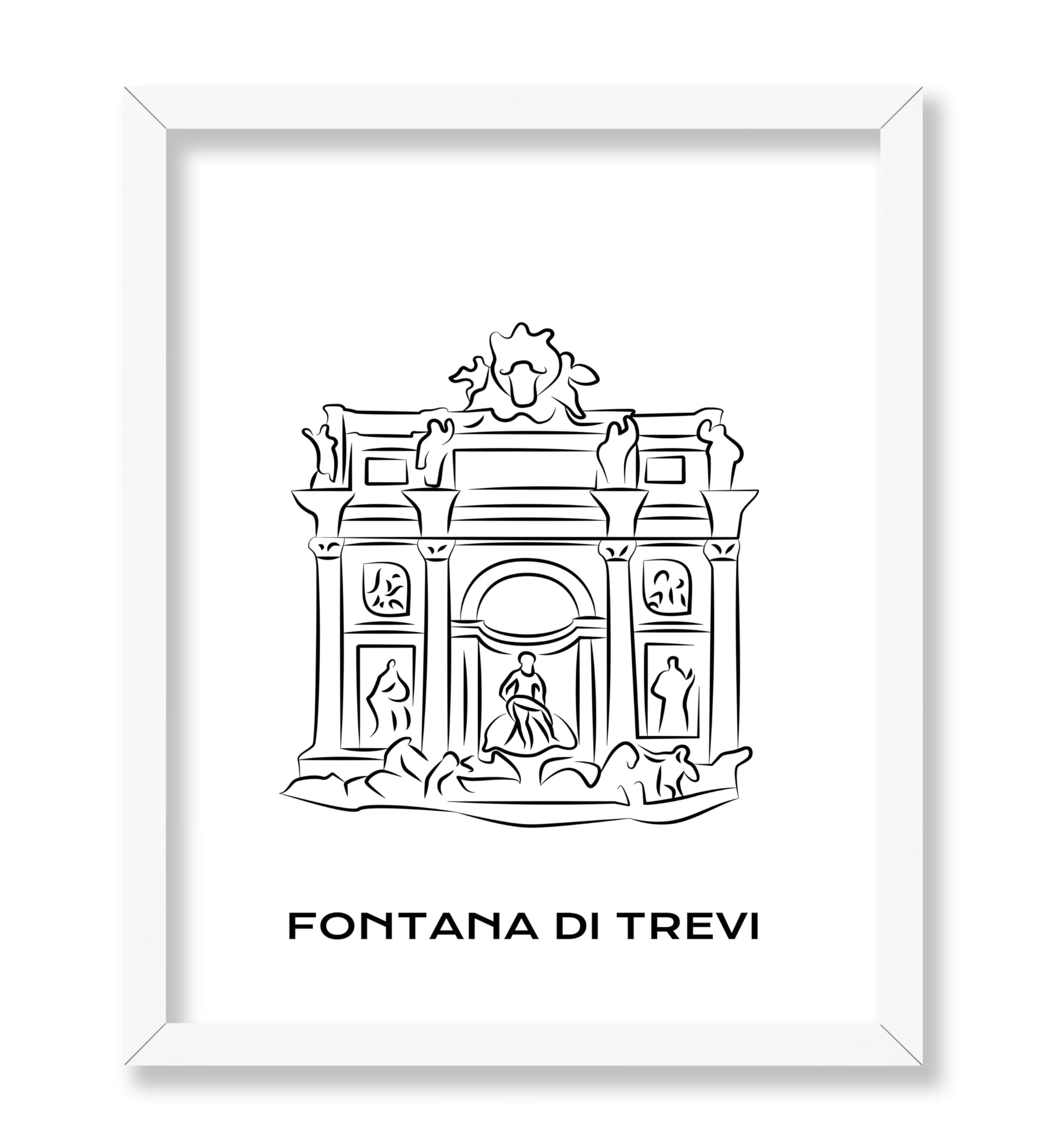 Trevi Fountain Sketch