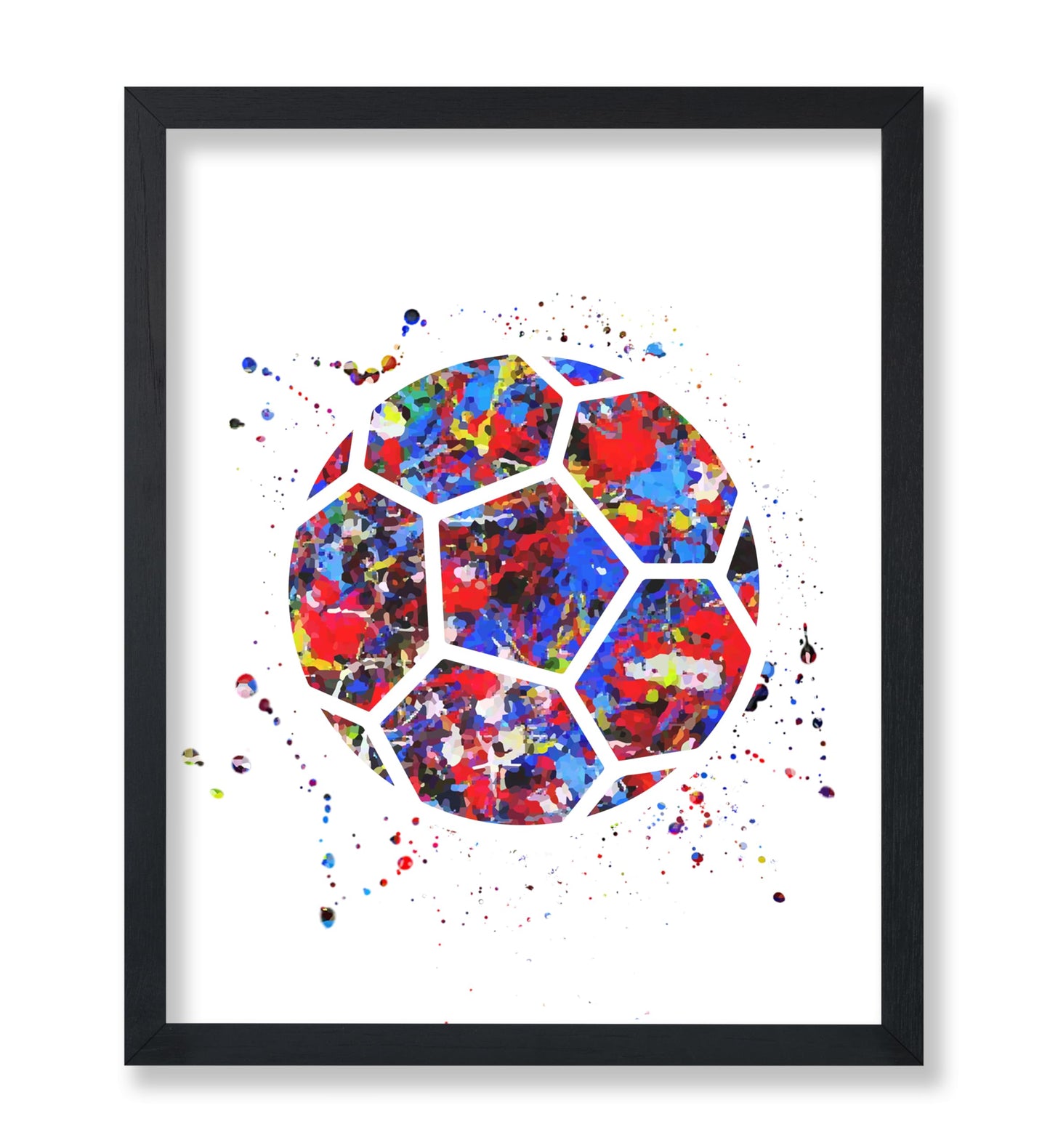Watercolor Soccer No2