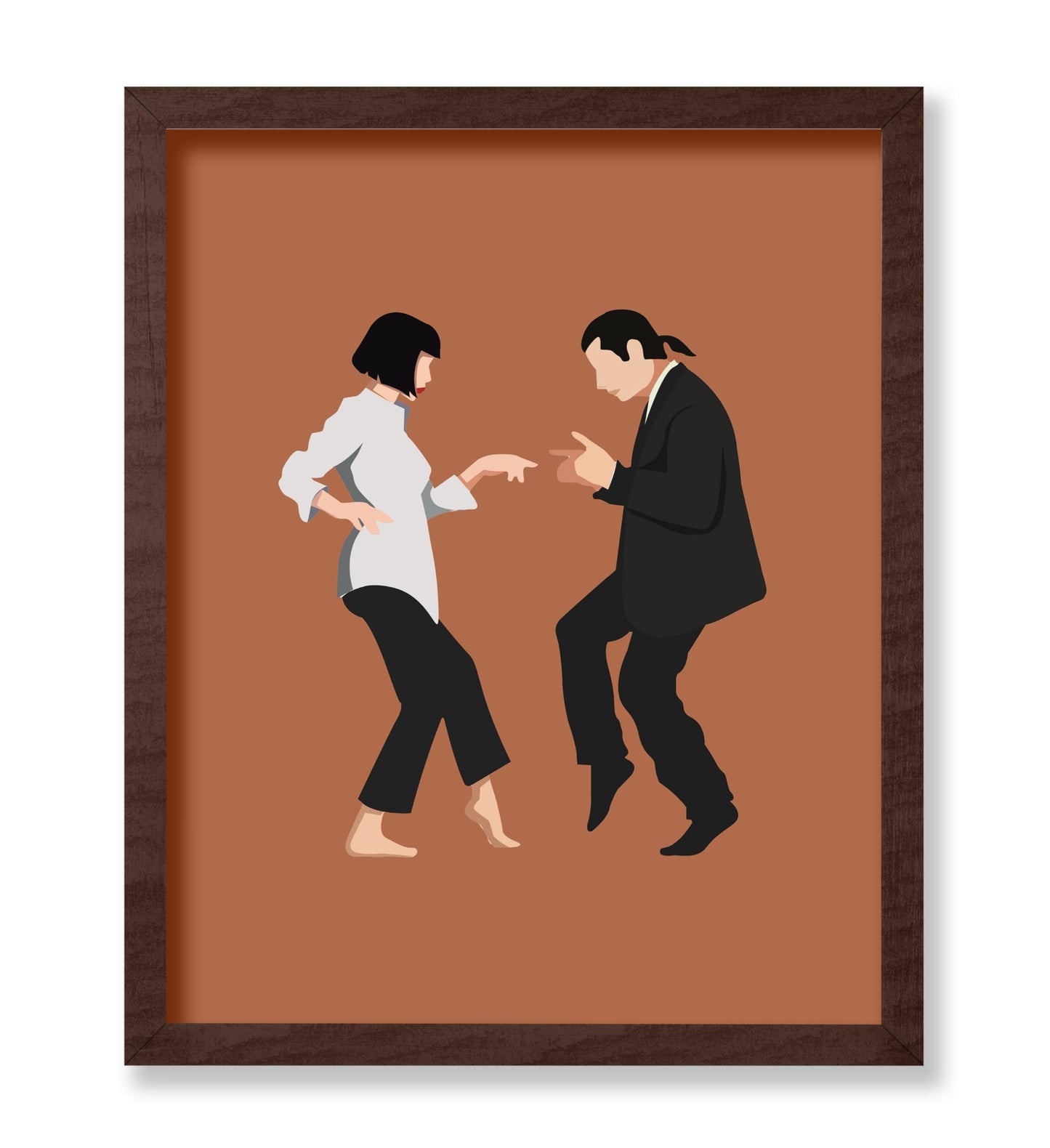 Brown Pulp Fiction Twist Dance
