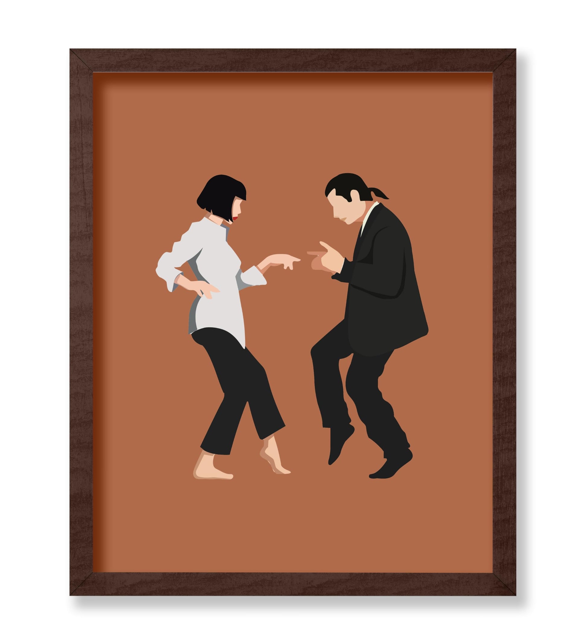 Brown Pulp Fiction Twist Dance