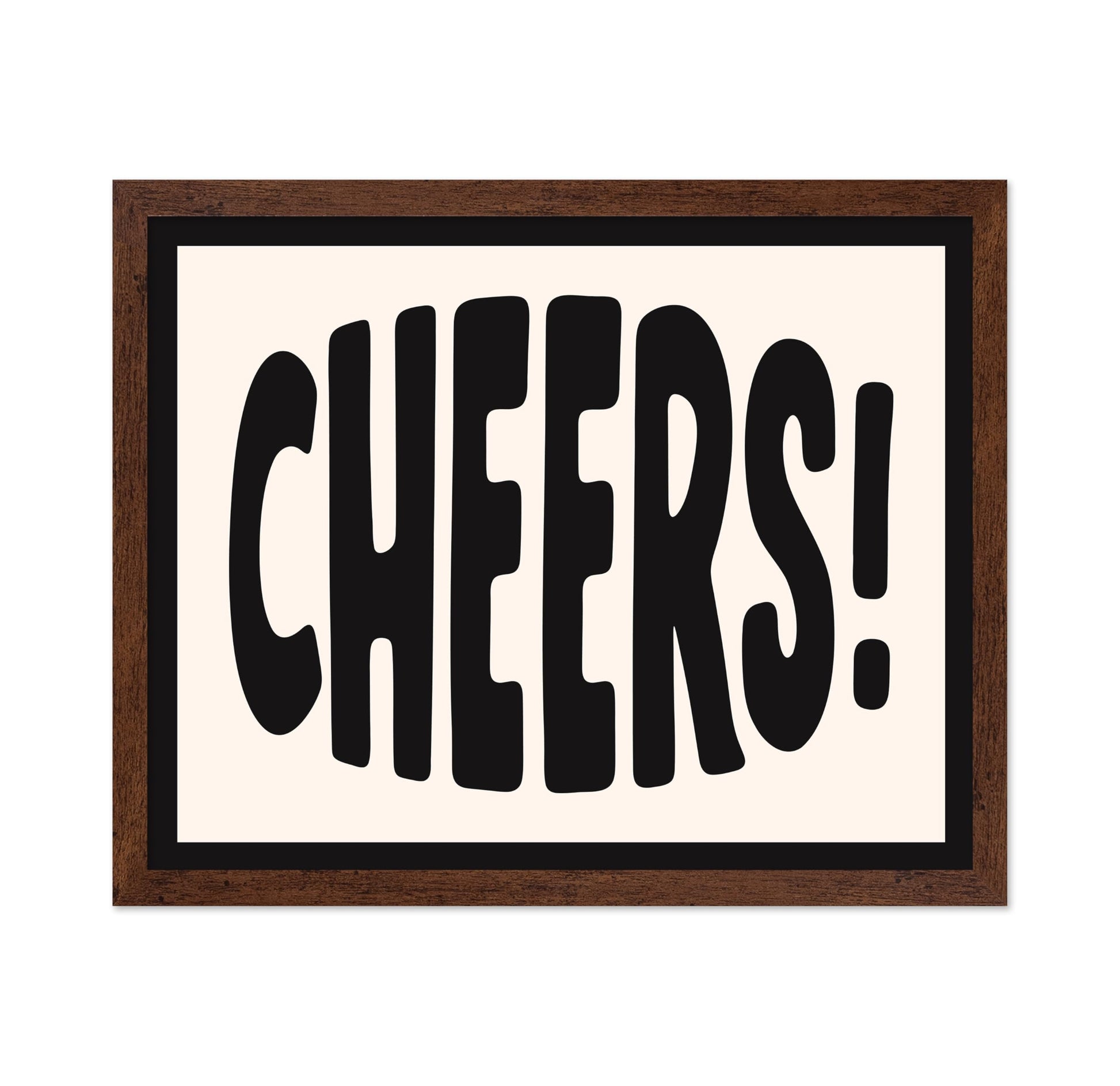Cheers Typography No1