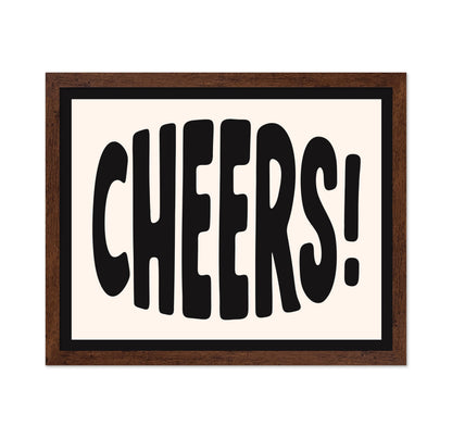 Cheers Typography No1