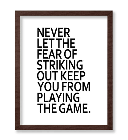 Never Let Fear