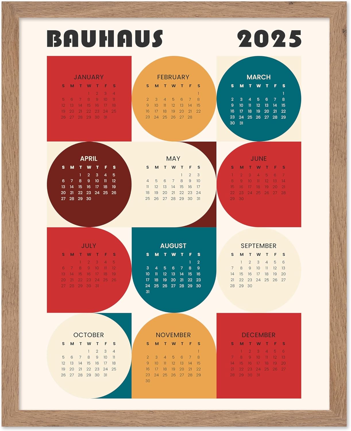 Bauhaus 2025 Calendar