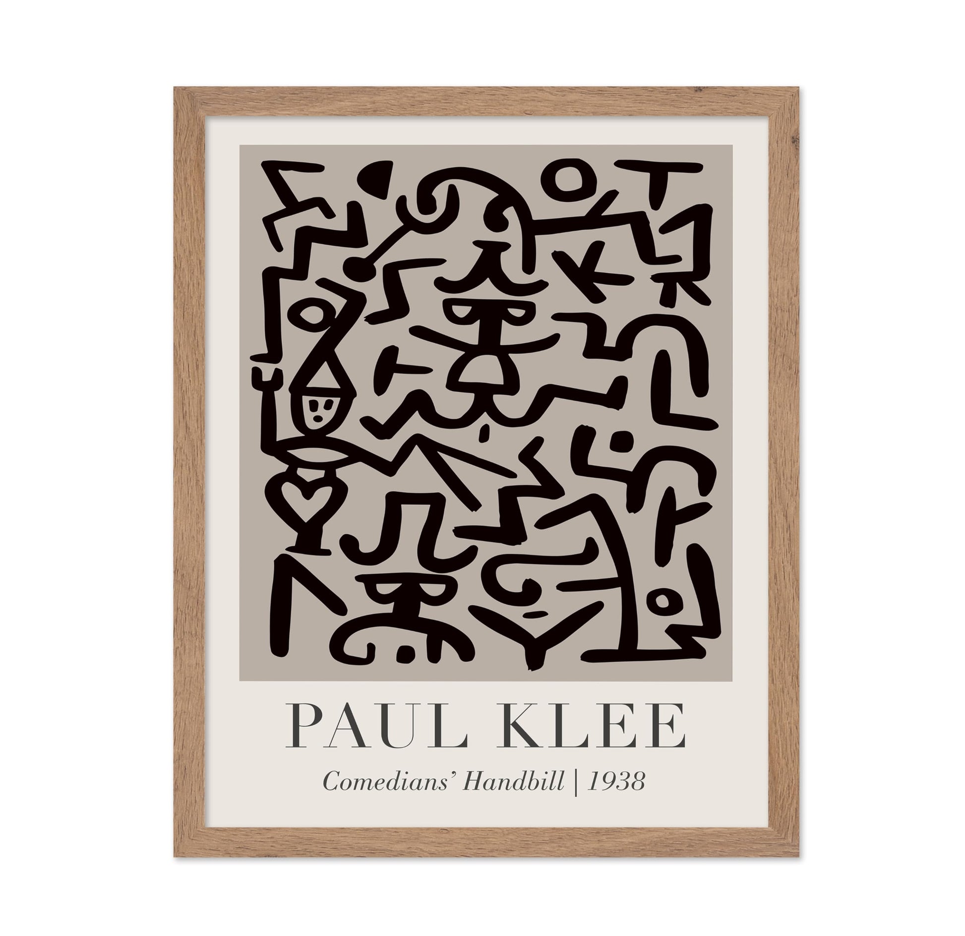 Paul Klee - Comedians' Handbill