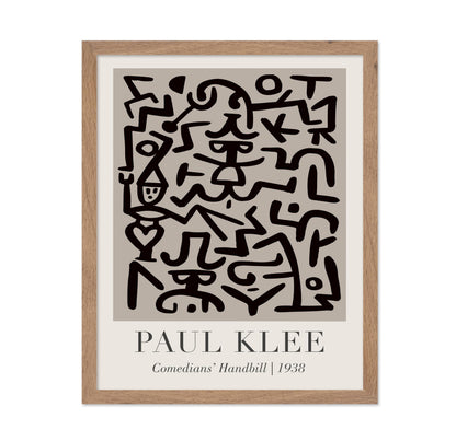 Paul Klee - Comedians' Handbill