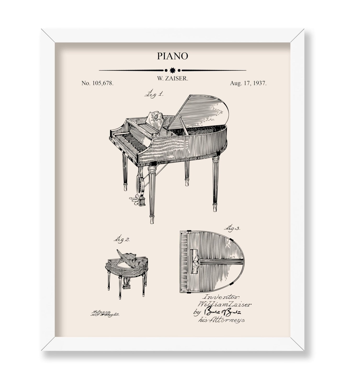 Piano Blueprint No3