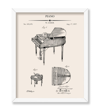 Piano Blueprint No3