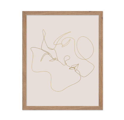 Lover's Kiss Outline No1