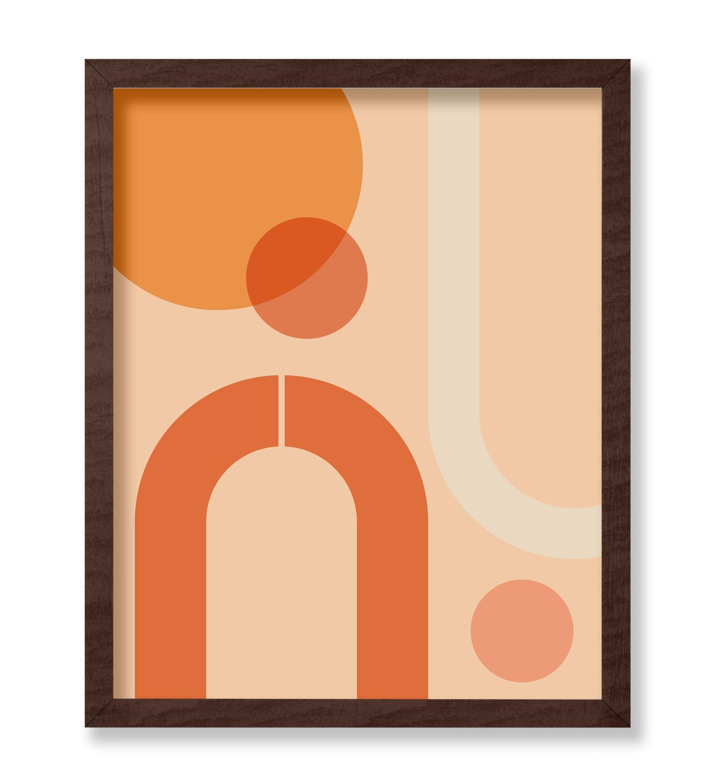 Orange Shapes No1