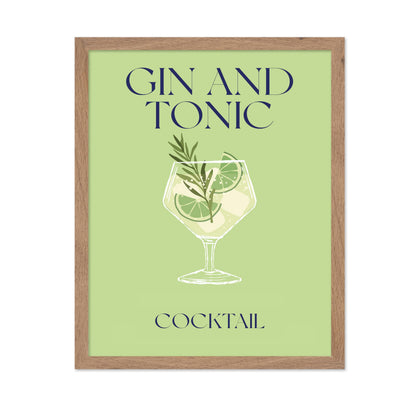 Gin And Tonic Cocktail