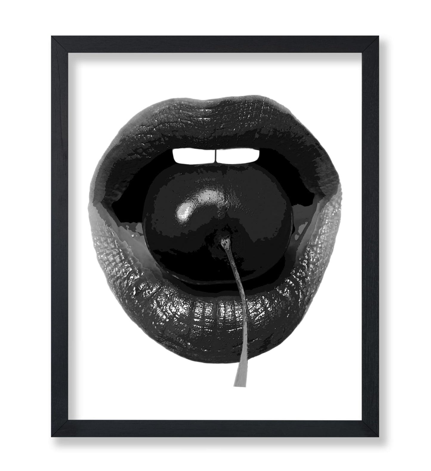 Cherry on Lips