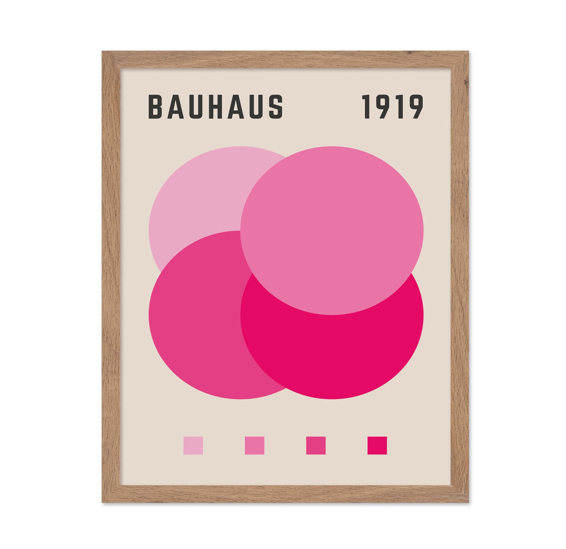Bauhaus - Pink Circles